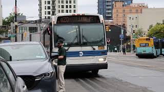 MTA NYCT #4527 on the Q20A to Jamaica signed to College Pt at Main St & Northern Blvd (Pre-QBNR)