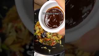 5 Min Stir Fry Linguin Pasta.