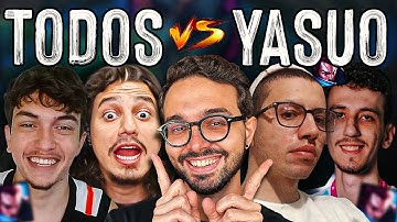 5 HIGH ELO vs 1 YASUO DE HACK!