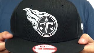 Titans 'TEAM-BASIC SNAPBACK' Black-White Hat by New Era