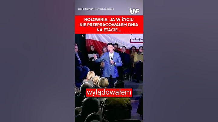 Hołownia: Ja w życiu nie przepracowałem dnia na etacie...