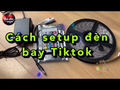 Video Hướng dẫn lắp Đèn Led Đổi Màu Quay Tiktok Siêu Đẹp - youtube