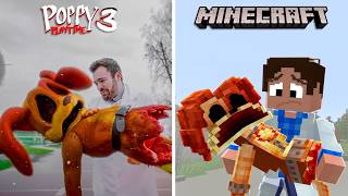I Remade POPPY PLAYTIME Scenes from REAL LIFE In Minecraft screenshot 5