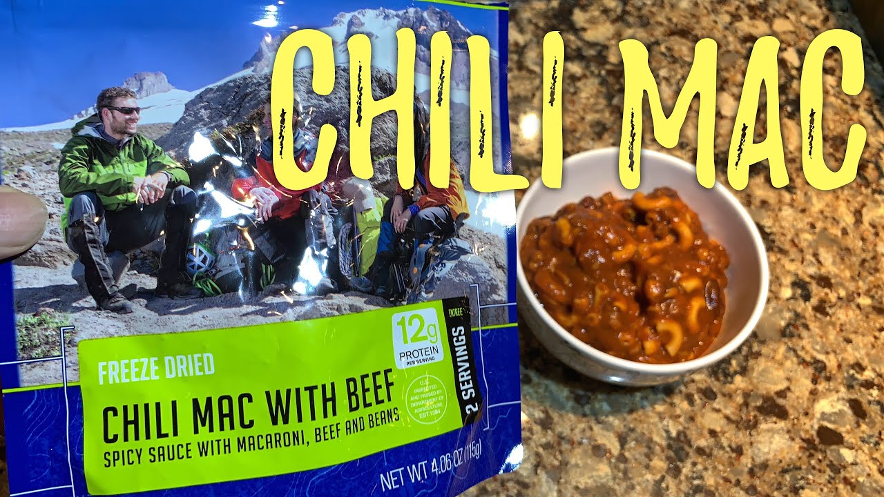 Mountain House Freezed Dried Chili Mac with Beef Review YouTube