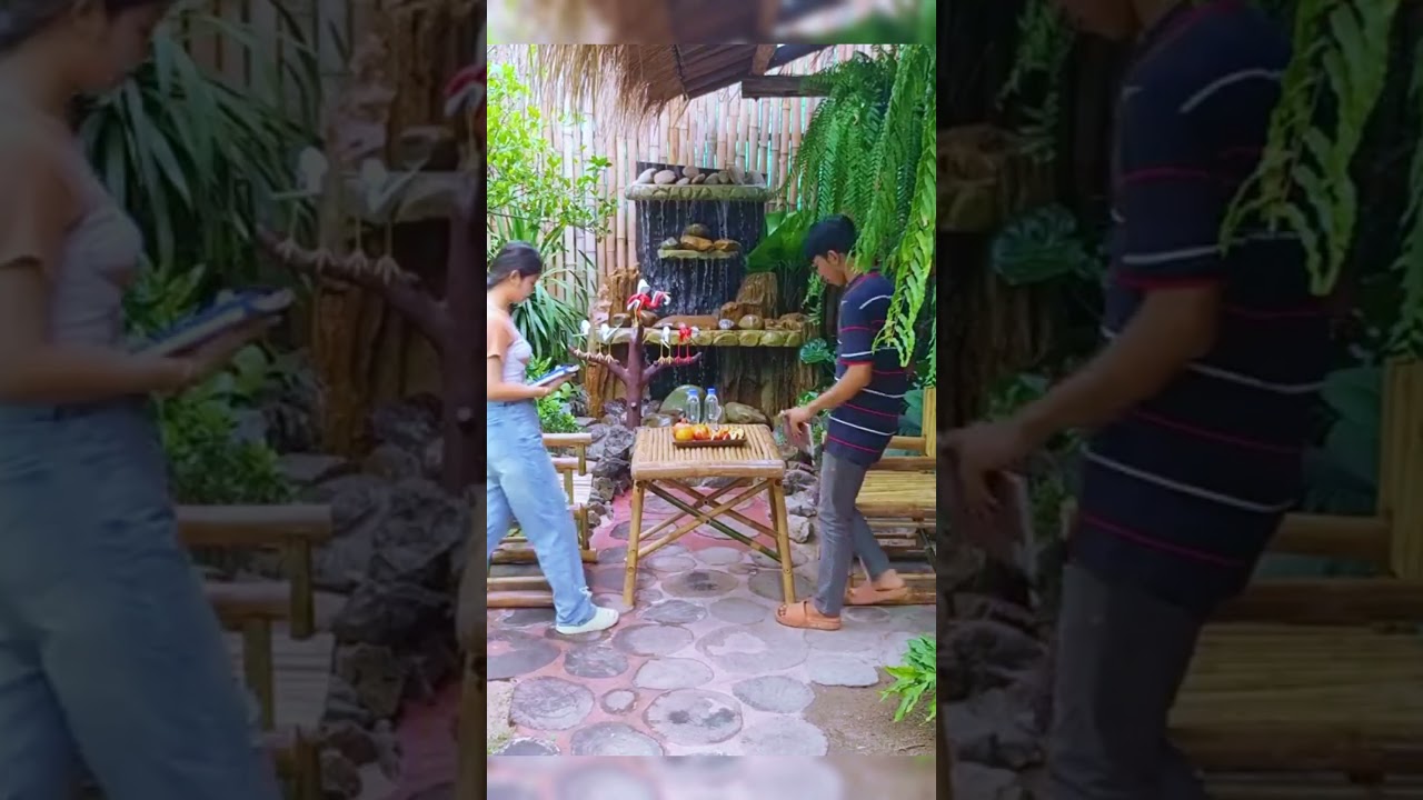 Bamboo Chairs and Table 3 / Make Bamboo Hammock