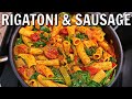 BEST Rigatoni AND Sausage Pasta EVER 🔥 Simple &amp; Easy Meal Prep! You WON&#39;T Believe it&#39;s 100% MEATLESS