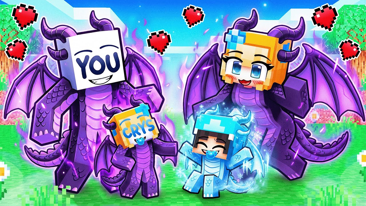 You Have an ELEMENTAL DRAGON Family in Minecraft!
