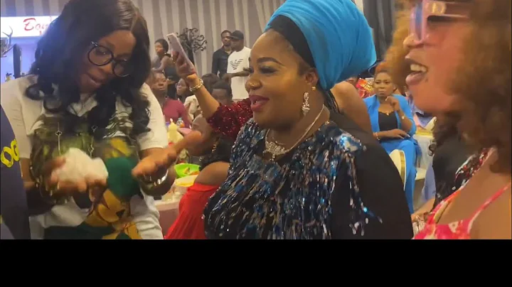 MOMENTS KEMI KOREDE JOINED THE TRADITIONAL DANCE AT ROYAL HUGS CEO BIRTHDAY PARTY