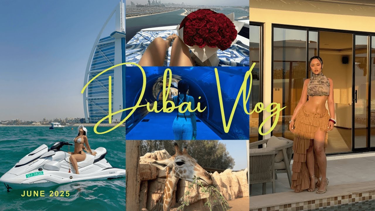 Dubai Vlog | Outfits, Beach clubs, Desert Safari, Aquarium (fell in love with this city)