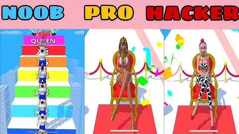 NOOB vs PRO vs HACKER in I Am The Queen - All Levels Gameplay, New Game (Android, iOS)