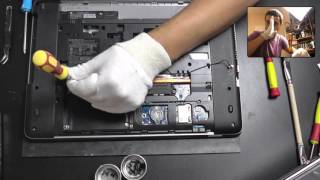 HP 450 G1 I7 HOW TO OPEN AND CLEAN - OVERHEATING