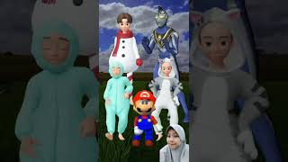 badut lucu,kucing,Ultraman,Mario shorts short shortvideo dance