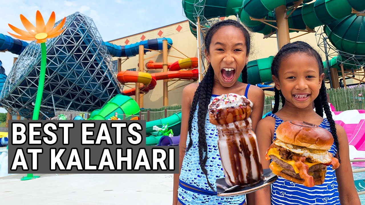 The Best Places to Eat at Kalahari Resort Poconos - Kalahari Food - YouTube