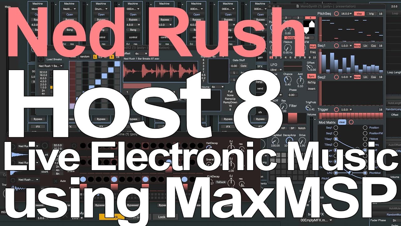 Ned Rush Live - Host 8 - Live Electronic Music 