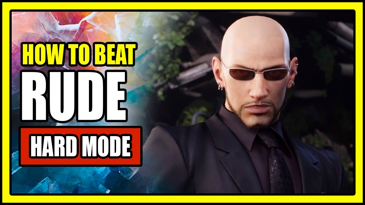 How to beat Rude on Hard Mode - Final Fantasy 7 Remake (FF7r)