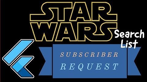 Flutter - Search List