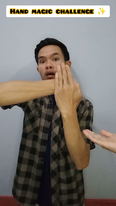 Trik Sulap Mudah Tapi Keren Hanya Dengan Tangan 🤔😲 #magic #hand #challenge #viral