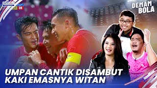 TENDANGAN BERKELAS! Dari Kaki Kiri Witan Mencetak Gol Kedua | Indonesia VS Yordan AFC U23 |