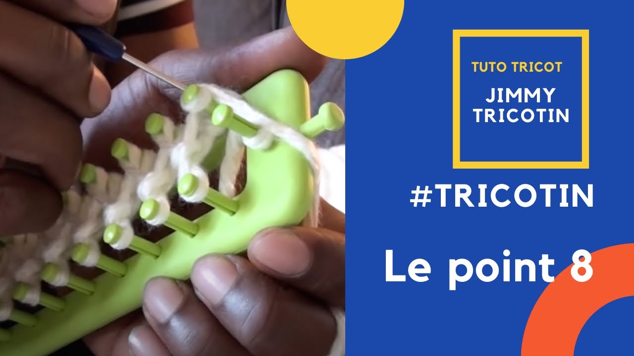 #tricotinrectangulaire - Le point 8.