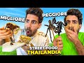Migliore vs peggiore street food della thailandia