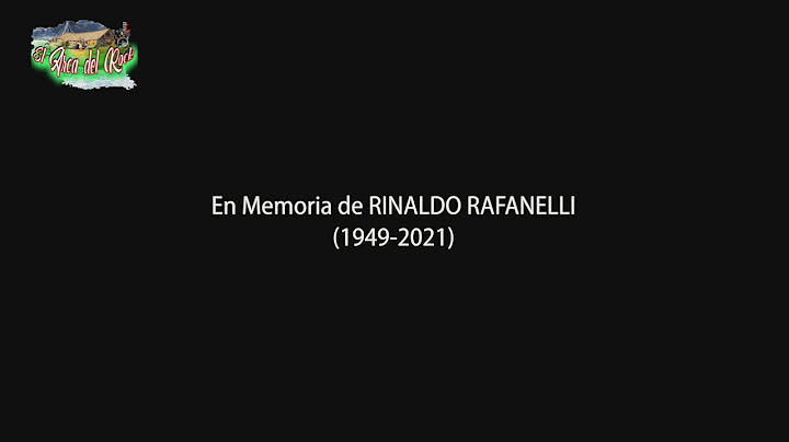 #Homenaje #RinaldoRafanelli & #NitoMestre - la niña juega en el gran jardin (2021)