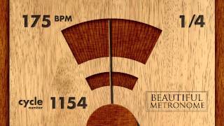 175 Bpm 14 Wood Metronome Hd