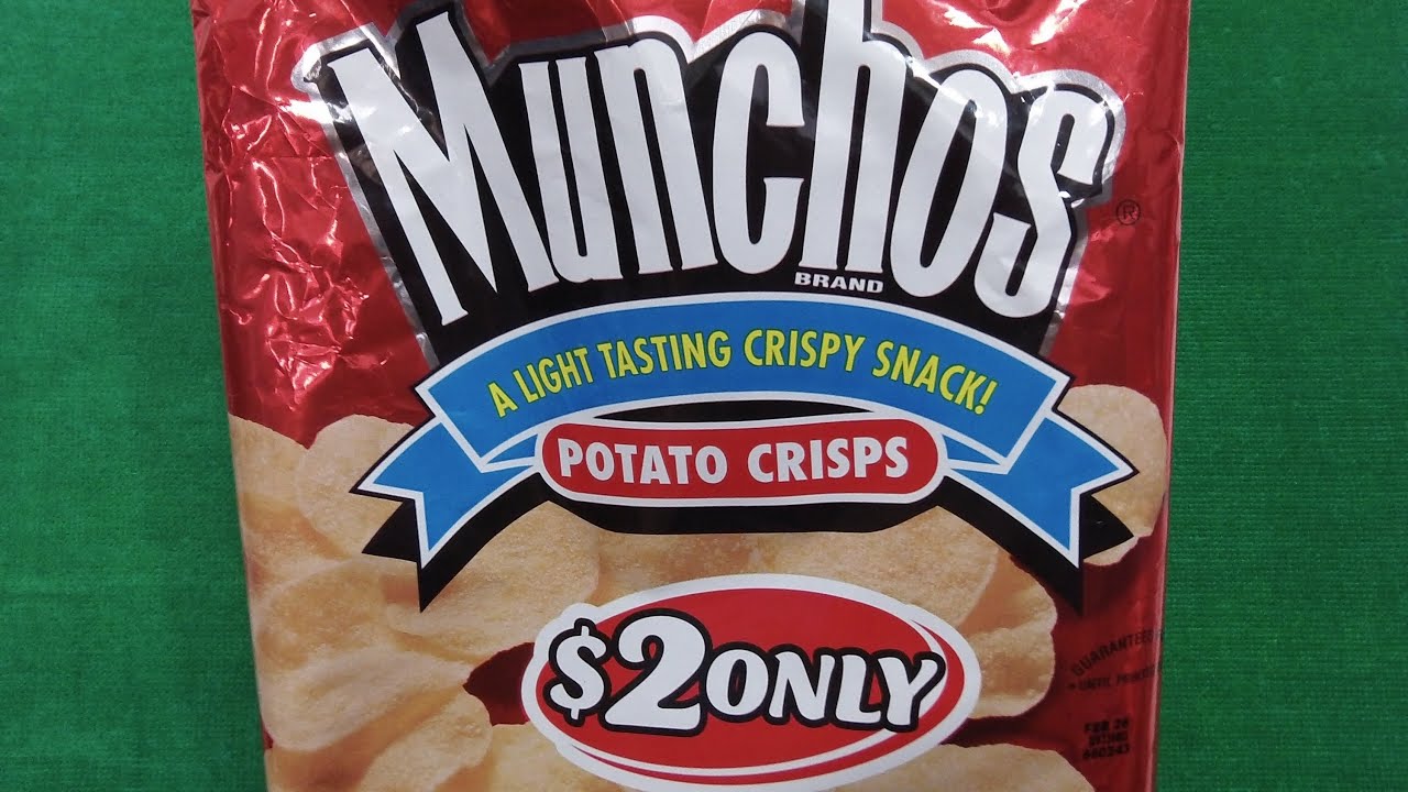 Munchos Potato Crisps Snack Review YouTube