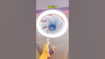 💯 GIẢI NHIỆT mùa hè SIÊU TIẾT KIỆM! Quạt trần Đèn LED #quattranden #quatdaotran #dogiadungthongminh