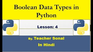 boolean data type in python |bool data type in python | data types in python