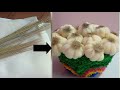 Garlic Basket 🧺 making , Home decoration ideas , Ganesh decoration.