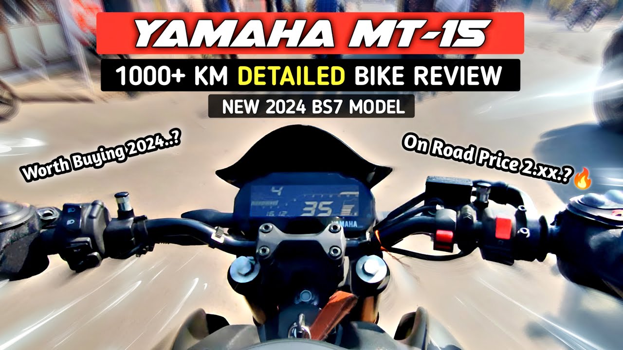 🔥 2024 Yamaha Mt-15 Detailed Bike Review | Mt15 1000 km Owner Review | Dual Channel Abs Mt15New 2024
