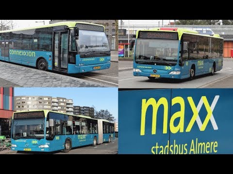 Connexxion bussen Almere op hun laatste dagen!