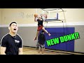 Behind the back over person isaiah rivera new dunk