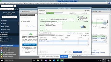 QuickBooks Desktop - Paying Payroll Liabilities