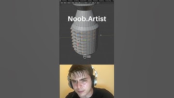 Noob vs Pro artist: making knurling #blendertutorial #blender #blendercommunity #blender3d #b3d