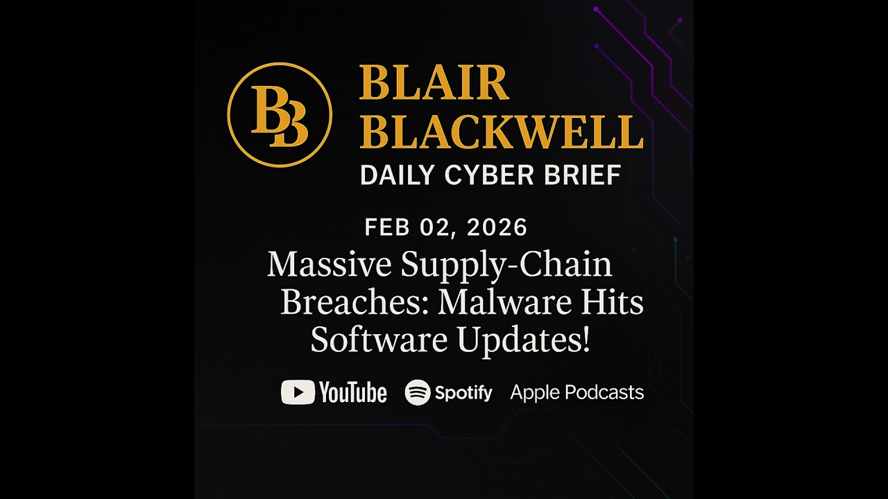 Massive Supply-Chain Breaches: Malware Hits Software Updates!