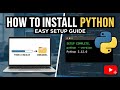 How to install and setup python | Python Series #2