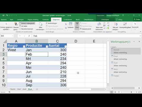 Video: Gegevens Van Meerdere Bladen Naar één In Excel Overbrengen