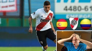 ESPAÑOL REACCIONA a JUAN FERNANDO QUINTERO | Jugador de River Plate