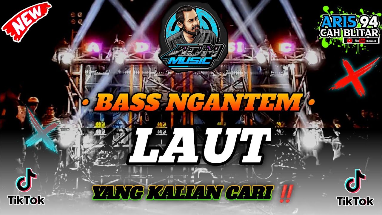 DJ LAUT VIRAL ‼️ BINTANG BINTANG DIATAS LAUT -  BASS NGANTEM BY ADM MUSIC SDA
