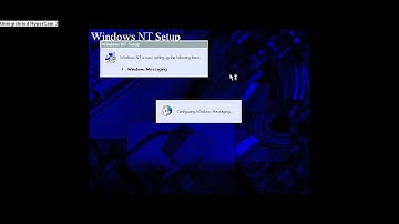 Windows NT 4 workstation installation in VMWARE