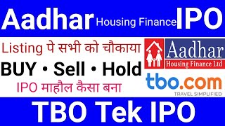 Aadhar Housing Finance IPO | TBO Tek IPO | Aadhar Housing Finance Share | Stock Market Tak