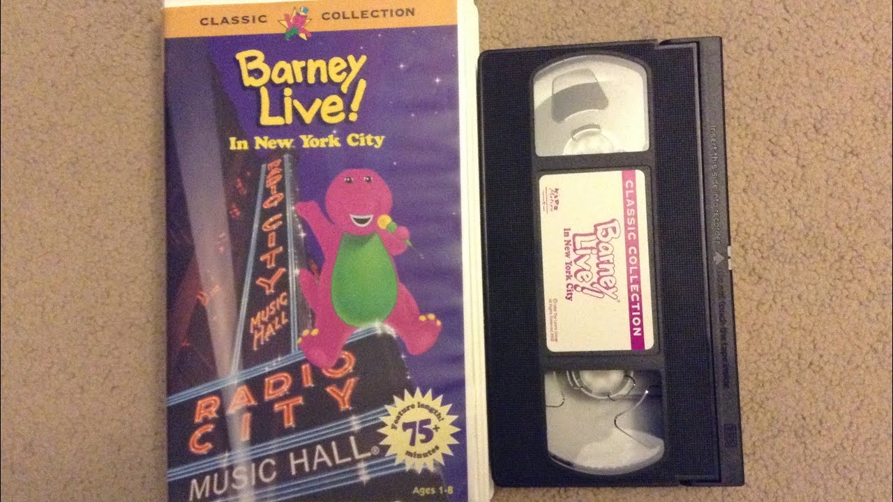 Opening To Barney Live! In New York City 2000 VHS (Lyrick Studios Copy ...