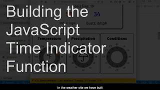 JavaScript Time Indicator Function