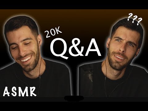ASMR 20k Q&A and Ramble - Relaxing Male ASMR Whispered