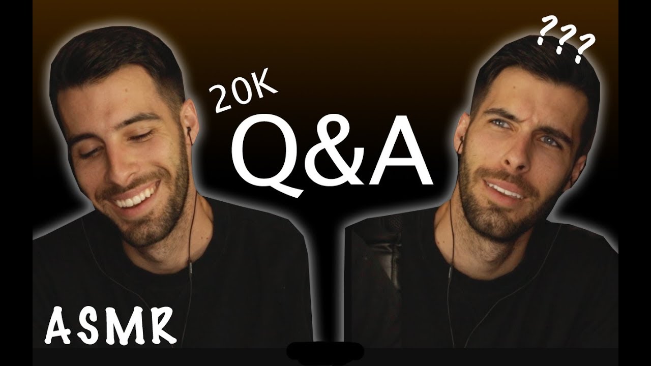 ASMR 20k Q&A and Ramble - Relaxing Male ASMR Whispered