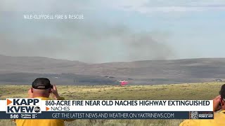 Naches firefighters extinguish first big wildfire of the season at 860 acres