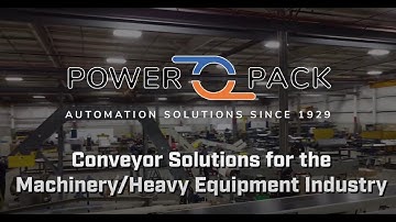 Conveyor Solutions for Machinery & Heavy Equipment