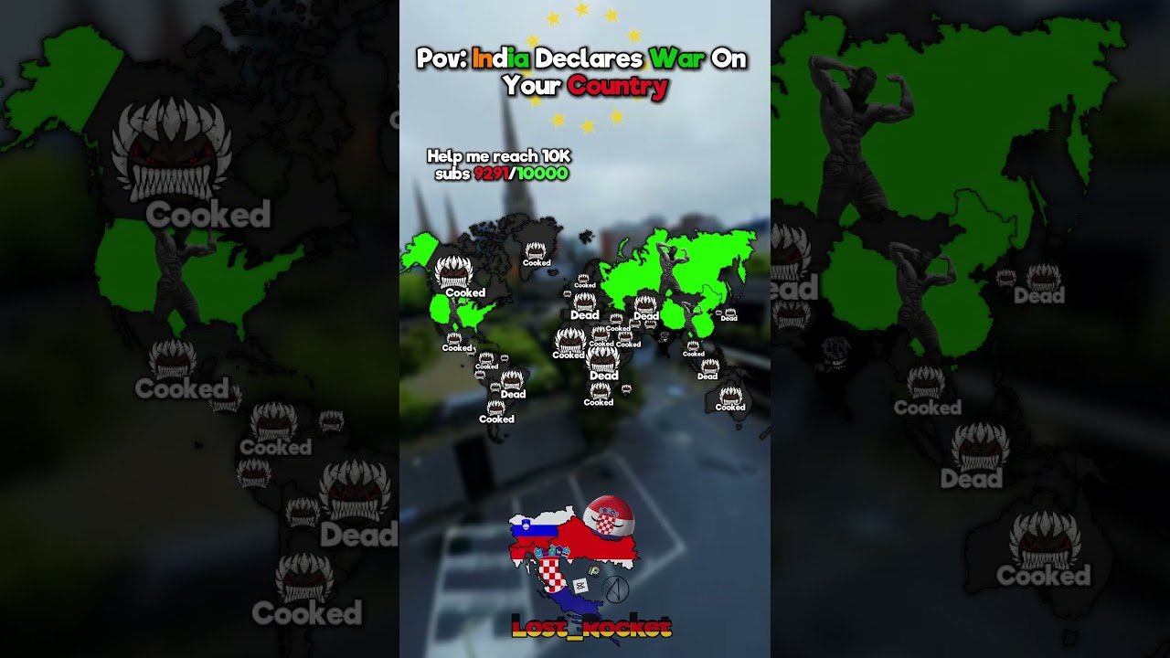 Pov India Declares War On Your Country 🇮🇳🇪🇺