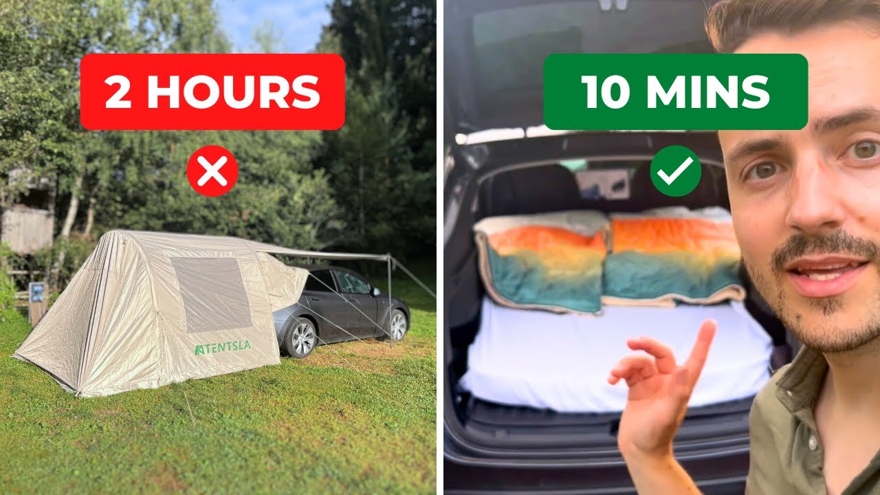 Tesla Camping Without a Tent - The Setup That Finally Worked